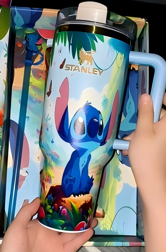 40oz Stitch Tumbler – Insulated, Leak-Proof & Super Cute!